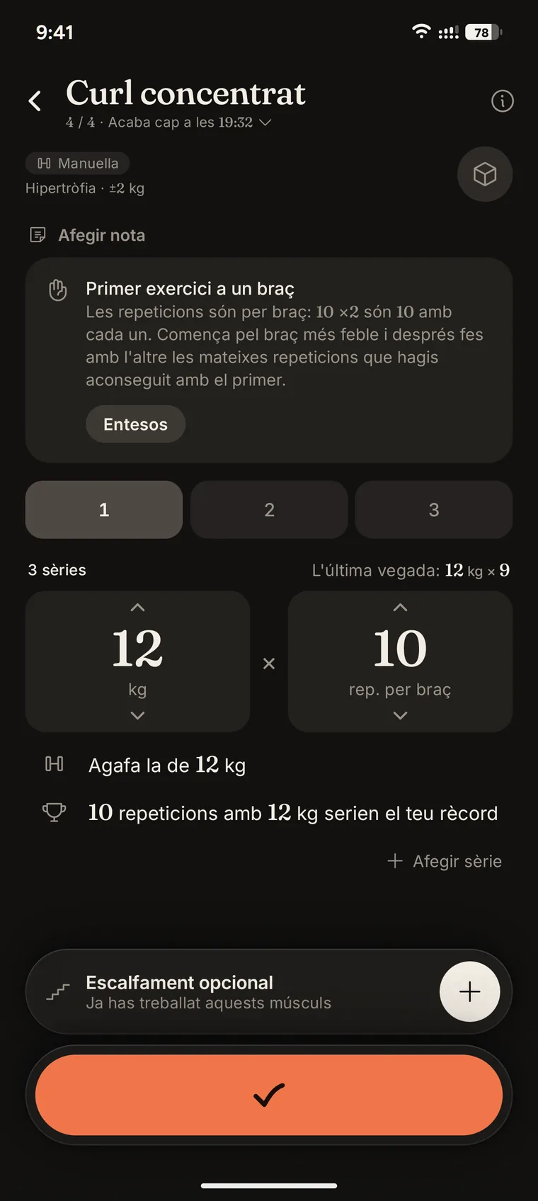 Un consell de l'Iro sobre el costat més feble en un curl concentrat.